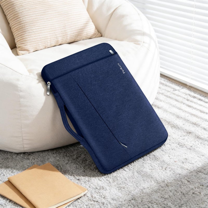 Ferkurn Laptop Case Sleeve for Men Women Chromebook Case Compatible with MacBook Air/Pro Lenovo Surface HP Dell ASUS Acer, 15.6 inch, Blue - Image 3